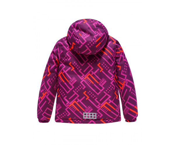 Детский зимний костюм горнолыжный фиолетового цвета 9014F