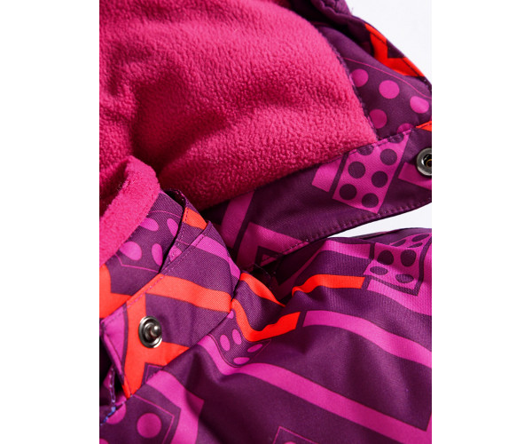 Детский зимний костюм горнолыжный фиолетового цвета 9014F