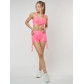 Костюм для фитнеса розового цвета 22097R