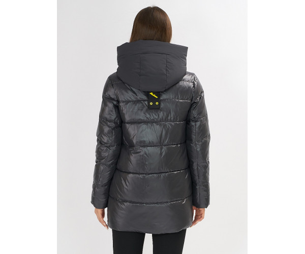 Куртка зимняя темно-серого цвета 7389TC