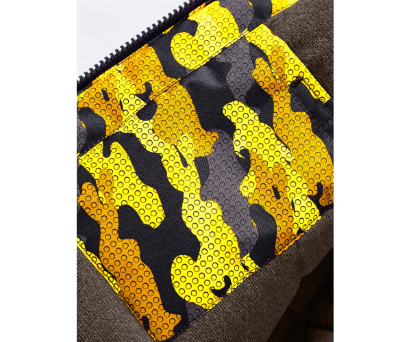 Подростковый для девочки зимний костюм горнолыжный желтого цвета 9016J