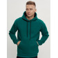 Худи мужские оверсайз с начосом темно-зеленого цвета 1087TZ