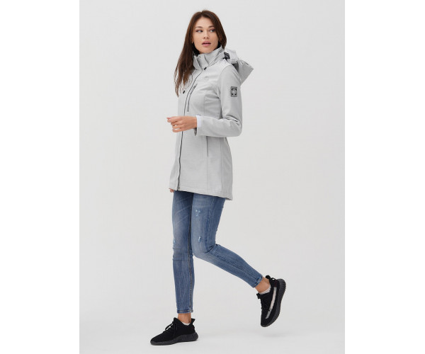 Ветровка  женская светло-серый цвета 2022SS