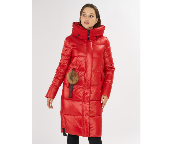 Куртка зимняя красного цвета 72168Kr