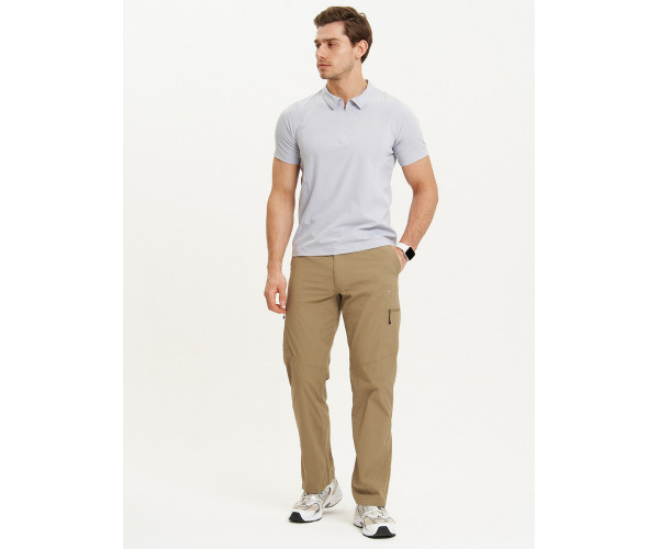 Спортивные брюки Valianly мужские бежевого цвета 93435B