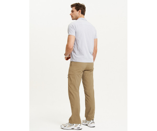 Спортивные брюки Valianly мужские бежевого цвета 93435B