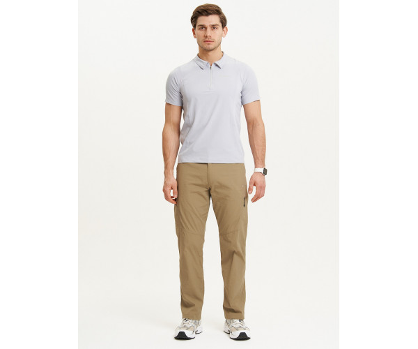 Спортивные брюки Valianly мужские бежевого цвета 93435B