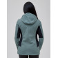 Ветровка softshell женская бирюзового цвета 2036Br