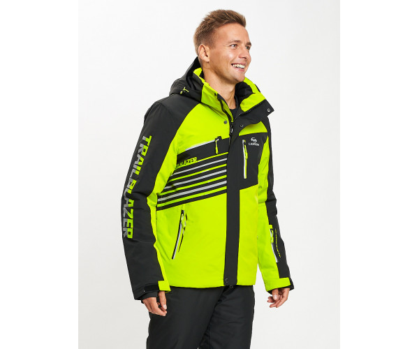 Горнолыжная куртка мужская зеленого цвета 77012Z