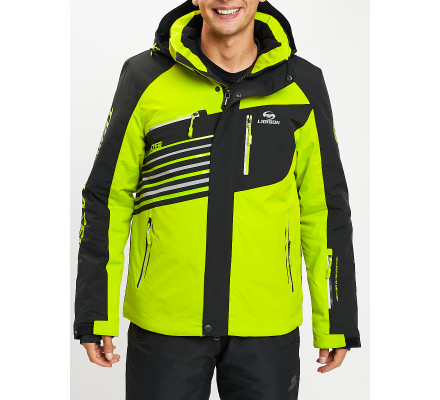 Горнолыжная куртка мужская зеленого цвета 77012Z