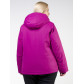 Женская зимняя горнолыжная куртка большого размера фиолетового цвета 11982F
