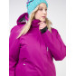 Женский зимний костюм горнолыжный большого размера фиолетового цвета 011982F
