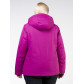Женская зимняя горнолыжная куртка большого размера фиолетового цвета 11982F
