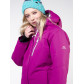 Женский зимний костюм горнолыжный большого размера фиолетового цвета 011982F