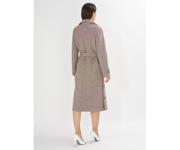 Пальто демисезонное бежевого цвета 42122B