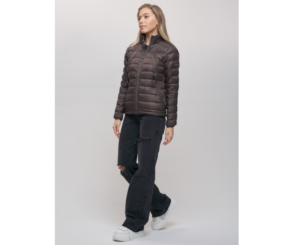 Пуховик еврозима Valianly коричневого цвета 32122K