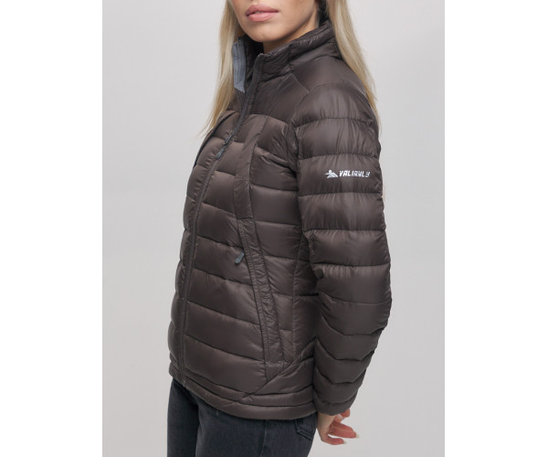 Пуховик еврозима Valianly коричневого цвета 32122K