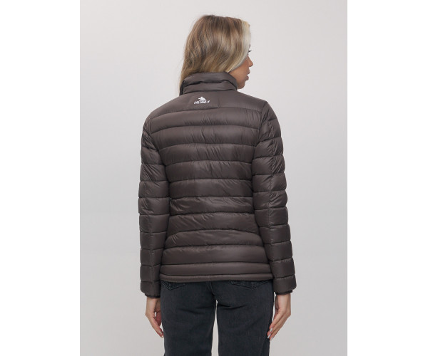 Пуховик еврозима Valianly коричневого цвета 32122K