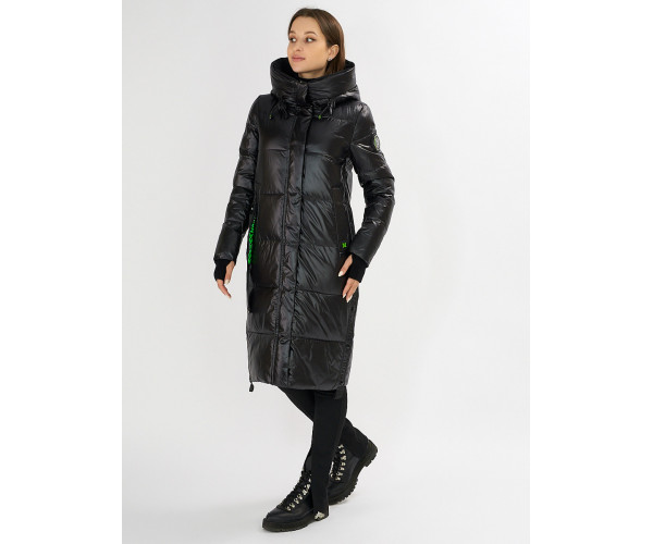 Куртка зимняя черного цвета 72101Ch