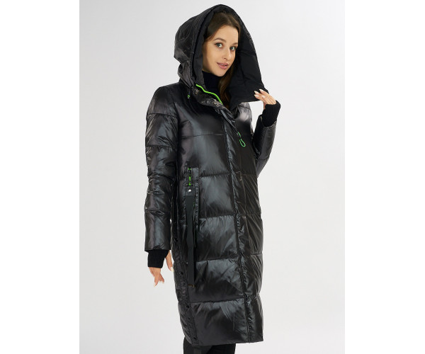 Куртка зимняя черного цвета 72101Ch