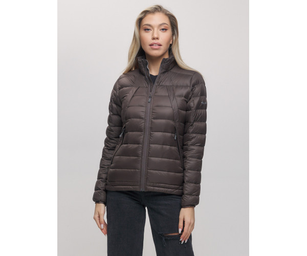Пуховик еврозима Valianly коричневого цвета 32122K