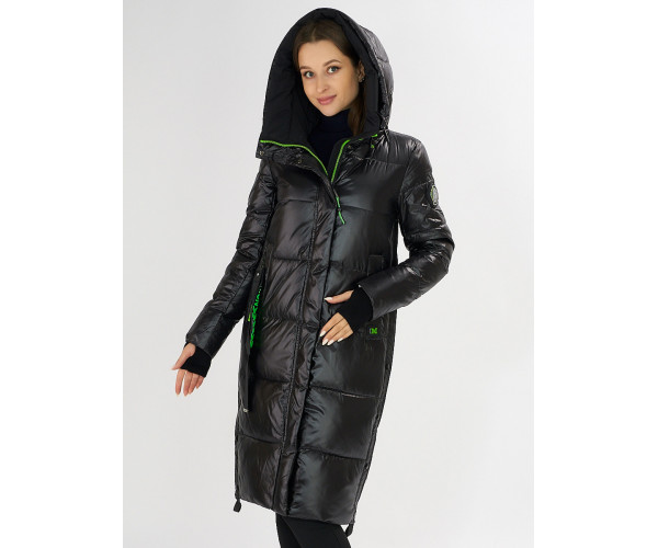 Куртка зимняя черного цвета 72101Ch