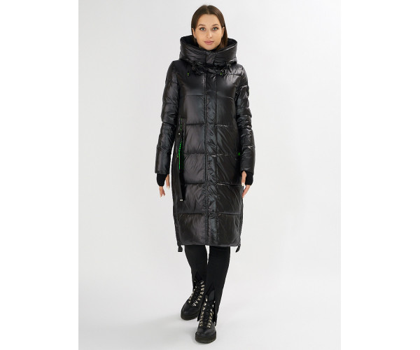 Куртка зимняя черного цвета 72101Ch