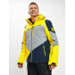 Горнолыжная куртка мужская желтого цвета 77016J