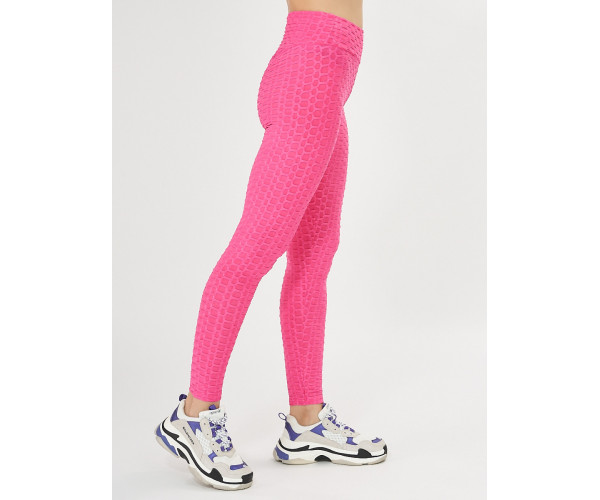 Леггинсы женские розового цвета 1165R