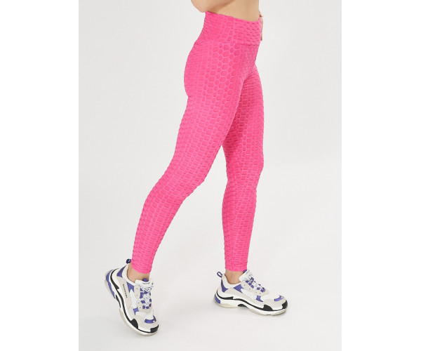 Леггинсы женские розового цвета 1165R