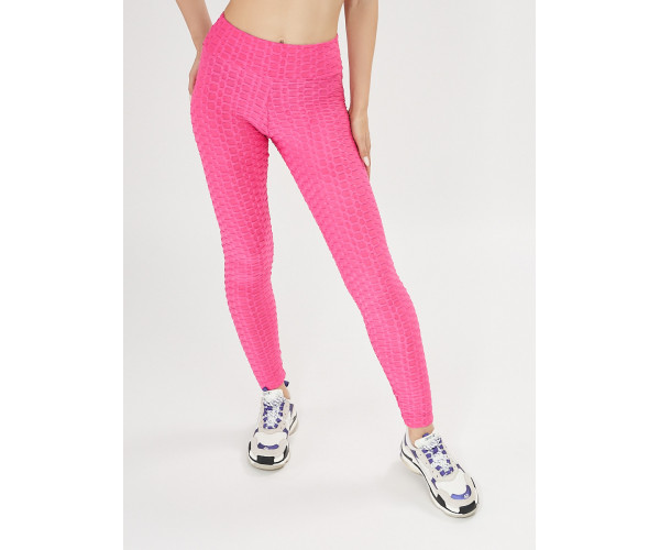Леггинсы женские розового цвета 1165R