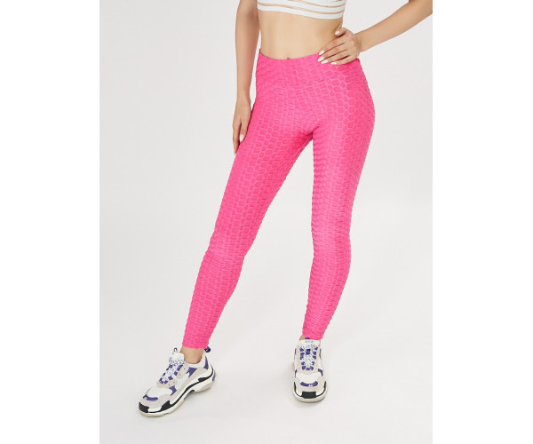 Леггинсы женские розового цвета 1165R