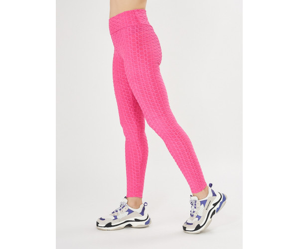 Леггинсы женские розового цвета 1165R