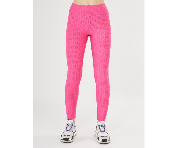 Леггинсы женские розового цвета 1165R