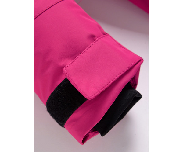 Парка зимняя Valianly для девочки розового цвета 9042R