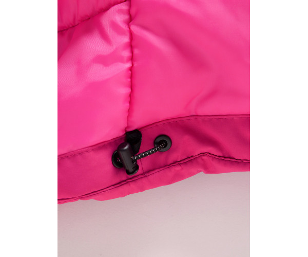 Парка зимняя Valianly для девочки розового цвета 9042R