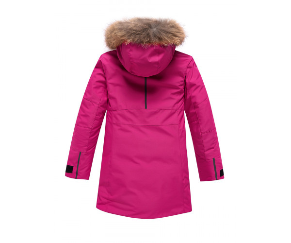 Парка зимняя Valianly для девочки розового цвета 9042R