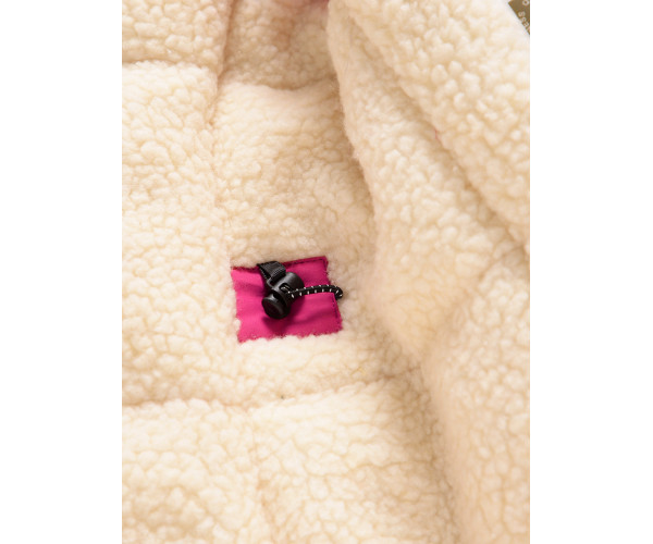 Парка зимняя Valianly для девочки розового цвета 9042R