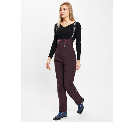 Брюки горнолыжные темно-фиолетового цвета 102TF