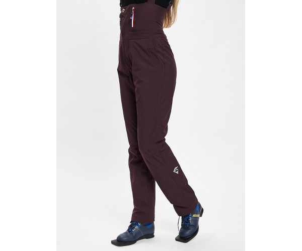 Брюки горнолыжные темно-фиолетового цвета 102TF