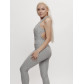 Комбинезон для фитнеса женский серого цвета 2005Sr
