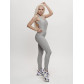 Комбинезон для фитнеса женский серого цвета 2005Sr