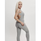 Комбинезон для фитнеса женский серого цвета 2005Sr