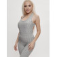 Комбинезон для фитнеса женский серого цвета 2005Sr