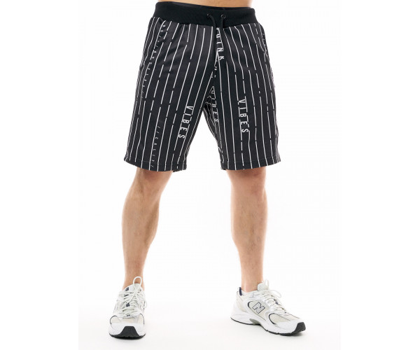 Шорты трикотажные мужские черного цвета 225305Ch