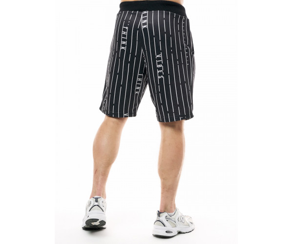 Шорты трикотажные мужские черного цвета 225305Ch