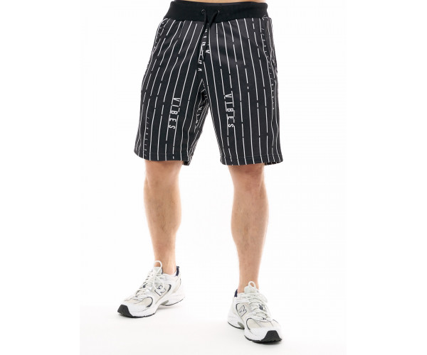 Шорты трикотажные мужские черного цвета 225305Ch