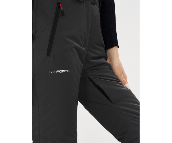 Брюки горнолыжные черного цвета 916Ch