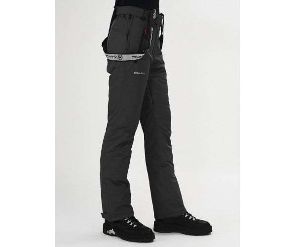 Брюки горнолыжные черного цвета 916Ch
