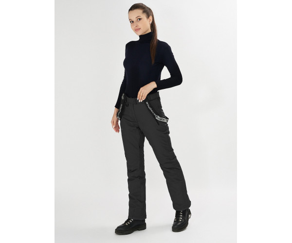 Брюки горнолыжные черного цвета 916Ch